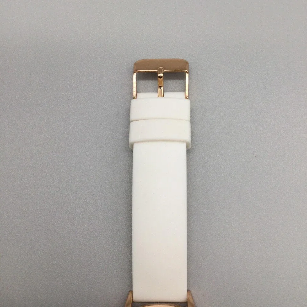 Juicy Couture Black Label Womens Watch 38mm White Dial Crystal Crown New Battery